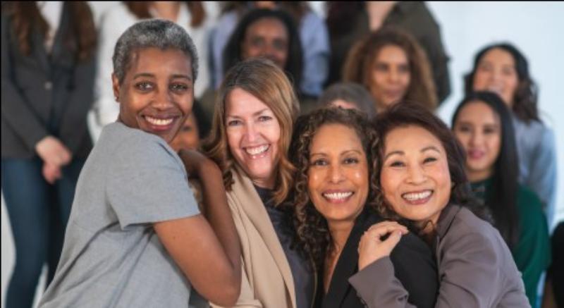 Group of ladies posing for a pic